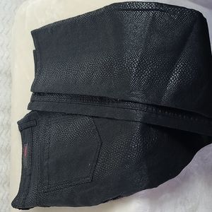 NWT Bongos junior girls' skinny black textured pants